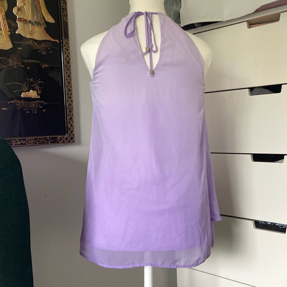 Le Chateau sleeveless halter tie up top